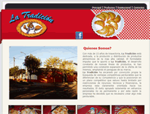 Tablet Screenshot of empanadaslatradicion.com